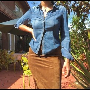 Rock Star Button Up - Armani Exchange (AX)